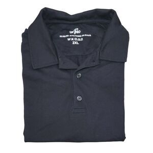 Black UF Pro urban polo style shirt